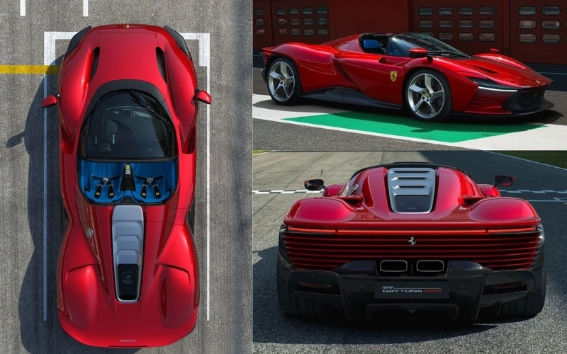Ferrari Daytona SP3 specifications and interior